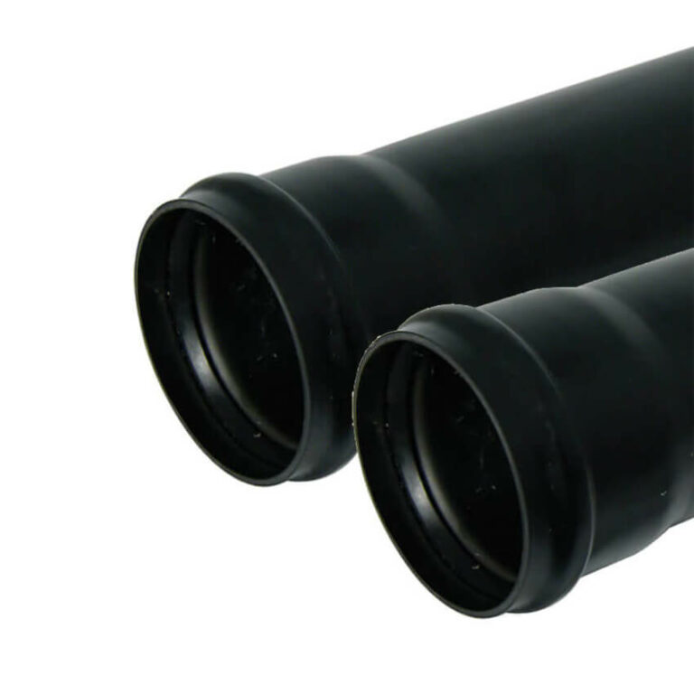 3m Black Push Fit Single Socket Pipe