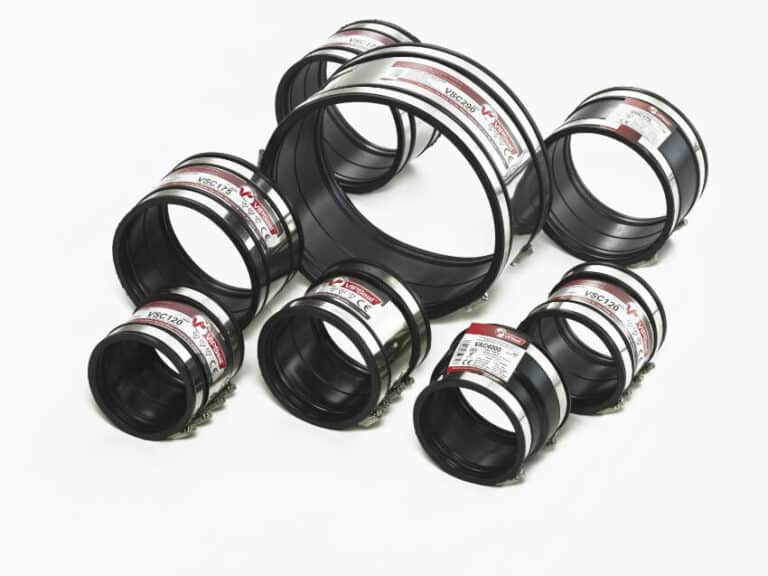 VIP Stainless Steel Banded Rubber VSC Connector