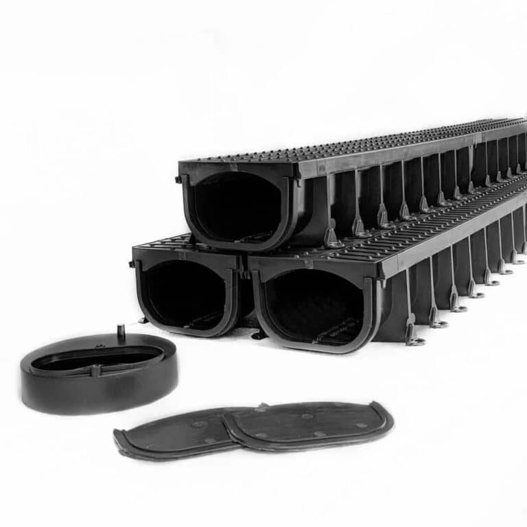 EasyFlow Shallow Channel Drain 3m Garage Pack