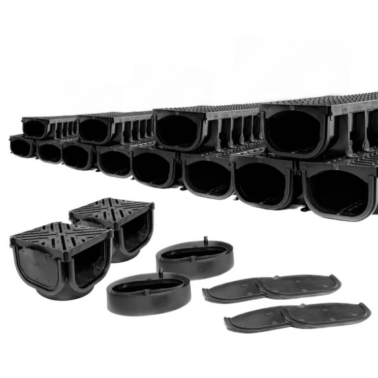 EasyFlow Channel Drain Garage Pack - 12 x 1m