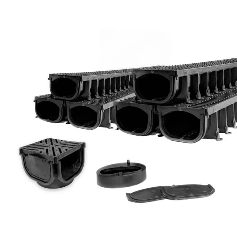 EasyFlow Channel Drain Garage Pack - 6 x 1m