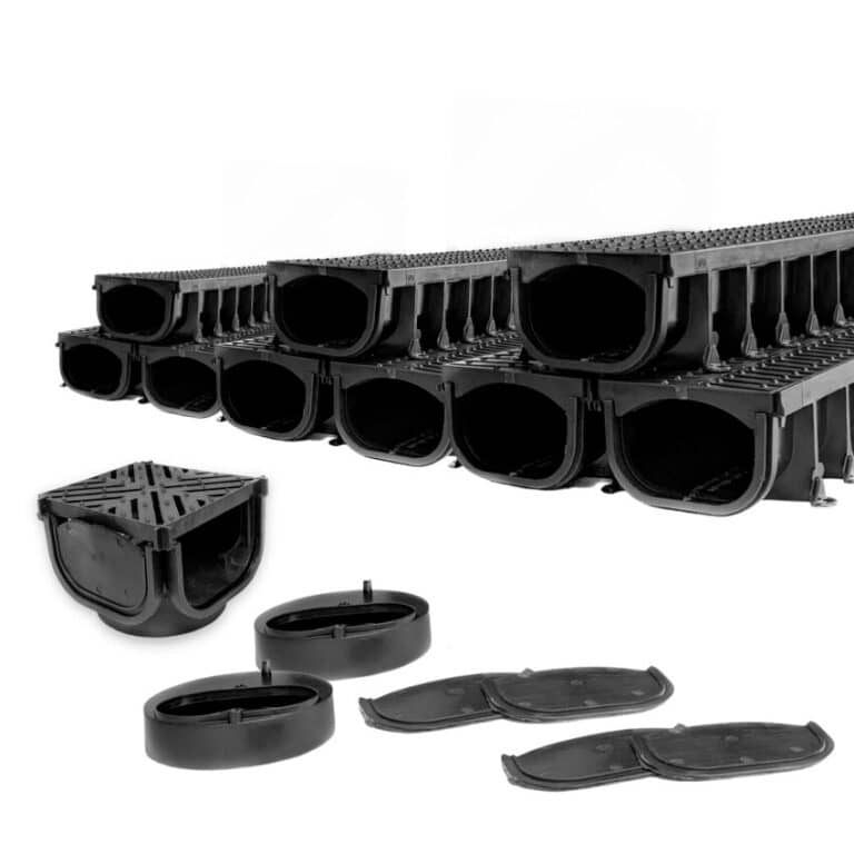 EasyFlow Channel Drain Garage Pack - 9 x 1m